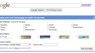 iGoogle screenshot