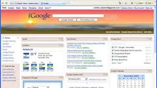iGoogle screenshot