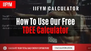IIFYM TDEE Calculator screenshot