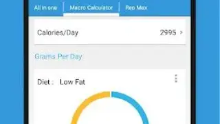 IIFYM TDEE Calculator screenshot