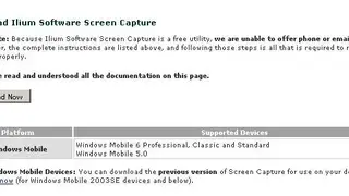 Ilium Software Screen Capture screenshot