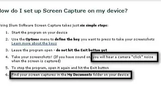 Ilium Software Screen Capture screenshot