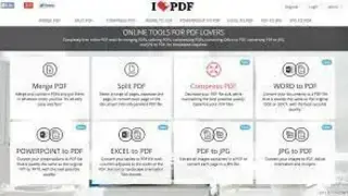 iLovePDF screenshot