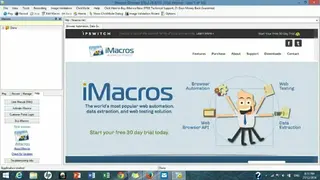 iMacros screenshot