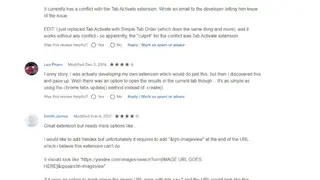 Image Search Options screenshot