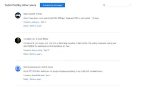 Image Search Options screenshot