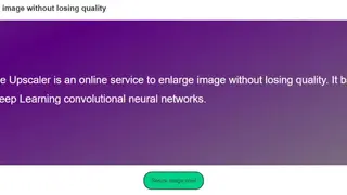 Image Upscaler screenshot