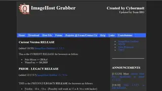 ImageHost Grabber screenshot