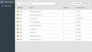 iManage screenshot