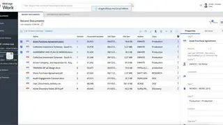 iManage screenshot