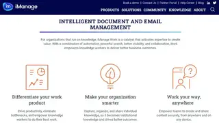 iManage Work screenshot