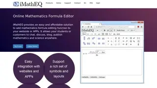 iMathEQ Math Equation Editor screenshot