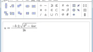 iMathEQ Math Equation Editor screenshot
