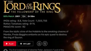 IMDb ratings on Netflix screenshot