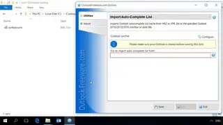 Import Auto-Complete List for Outlook screenshot