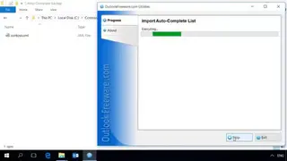 Import Auto-Complete List for Outlook screenshot