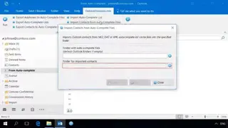 Import Contacts from Auto-Complete Files screenshot