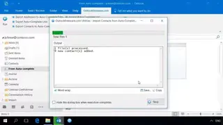 Import Contacts from Auto-Complete Files screenshot
