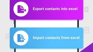 Import Export Contact Master screenshot