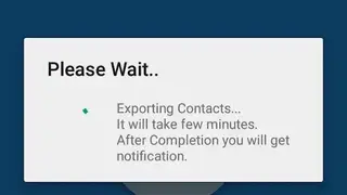 Import Export Contacts Excel screenshot