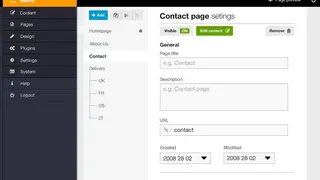 ImpressPages CMS screenshot