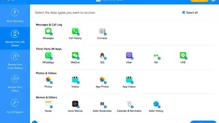 iMyfone D-Back screenshot