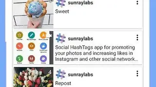 in Repost screenshot