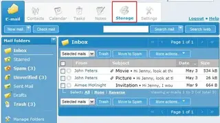 Inbox screenshot