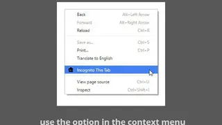 Incognito This Tab screenshot