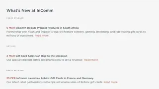 InComm screenshot