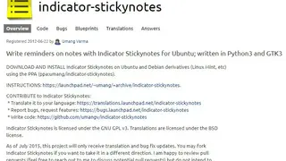 Indicator Stickynotes screenshot
