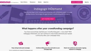 Indiegogo screenshot