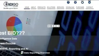 Indigo DRS Data Reporting Systems screenshot