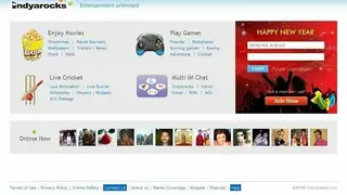 Indyarocks Free SMS screenshot