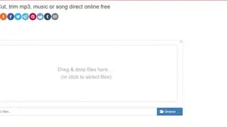 Inettools Cut, trim mp3, music or song direct online free screenshot