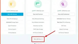 Infinite scroll screenshot