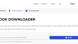 Inflact Facebook Downloader screenshot
