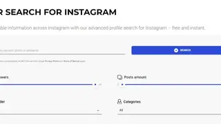 Inflact Instagram Search screenshot