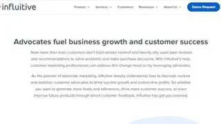 Influitive screenshot