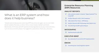 Infor ERP screenshot