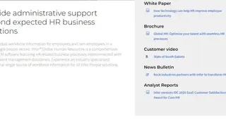 Infor Human Resources screenshot