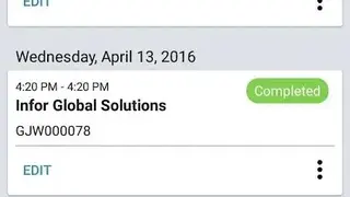 Infor LN screenshot