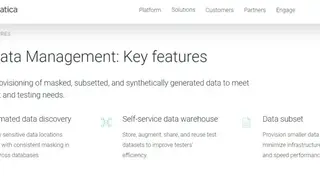 Informatica Test Data Management (TDM) screenshot