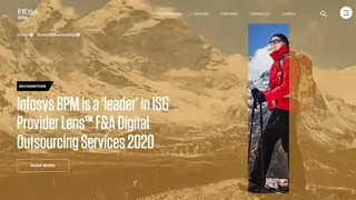 Infosys Finance and Accounting Outsourcing screenshot