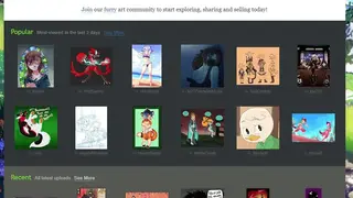 Inkbunny screenshot