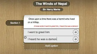 Inklewriter screenshot