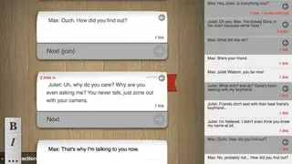 Inklewriter screenshot