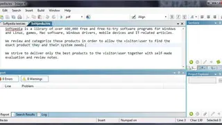 Inlage LaTeX Editor screenshot