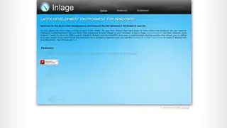 Inlage LaTeX Editor screenshot