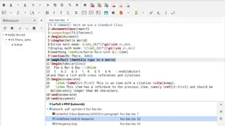 Inlage LaTeX Editor screenshot